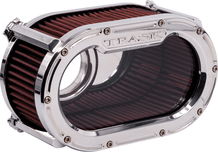 TRASK 1010-3469 Big Papi High-Flow Air Cleaner - Chrome - Gen 2 M8