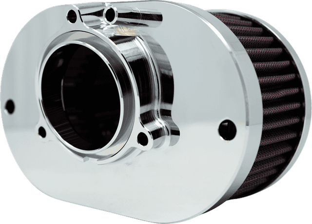 KODLIN USA 10103477 Vektor Oval Air Cleaner - Chrome - M8 — image 3 of 3