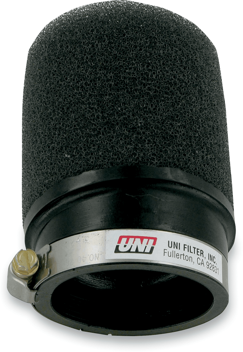 UNI FILTER 1011-1329 Snowmobile Pod Air Filter - Angled - 2-1/4" ID
