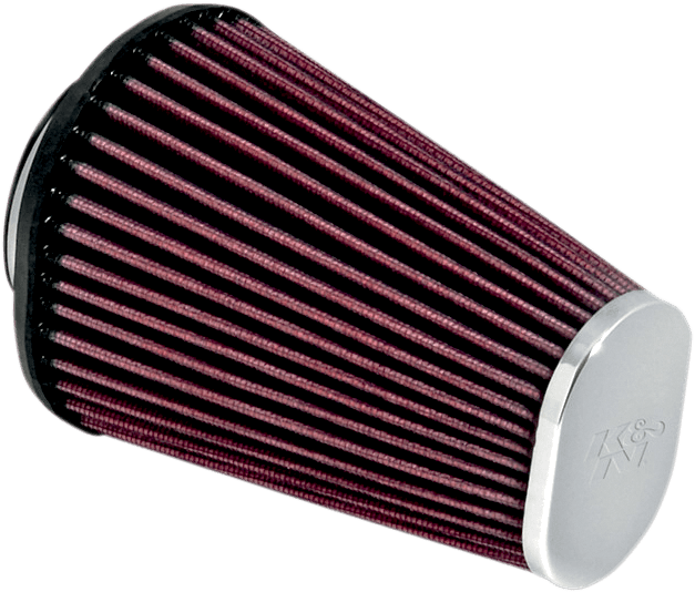 K & N 1011-2289 Replacement Air Filter - Aircharger® Intake - Chrome