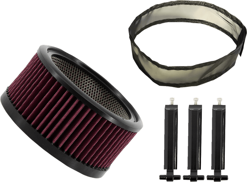 TRASK 1011-4663 Big Power Filter Kit - Gloss Black