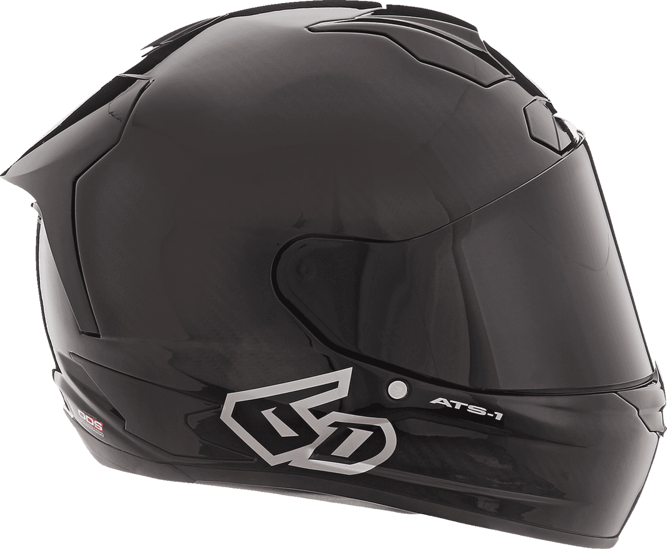 6D HELMETS 0101-15110 ATS-1R Helmet - Gloss Black - 2XL