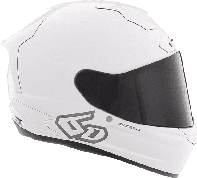 6D HELMETS 0101-15116 ATS-1R Helmet - Gloss White - 2XL
