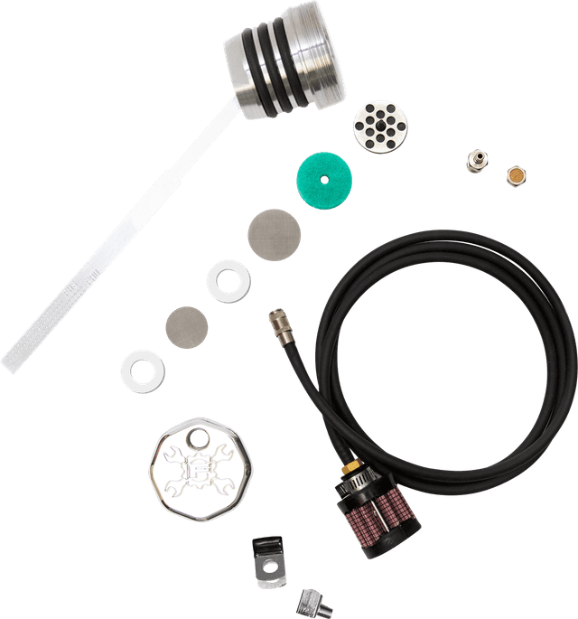 FEULING OIL PUMP CORP. 1012-0257 Vented Dipstick - Polished - Dyna