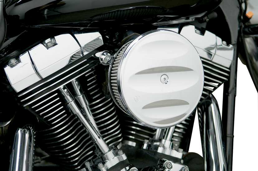 ARLEN NESS 1014-0030 Big Sucker Stage 1 Outer Cover - Scalloped - Chrome — image 3 of 3