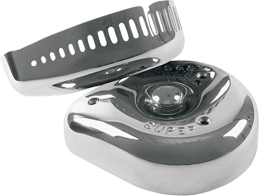 S&S CYCLE 1014-0040 Slasher Air Cleaner Cover - Chrome