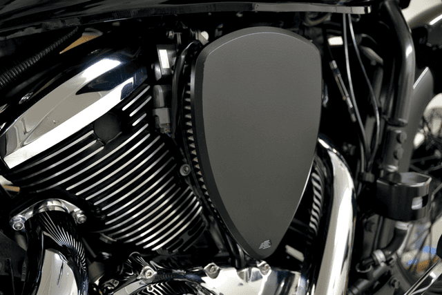BARON 1014-0164 Replacement BAK Air Cleaner Cover - Smooth - Black — image 3 of 3