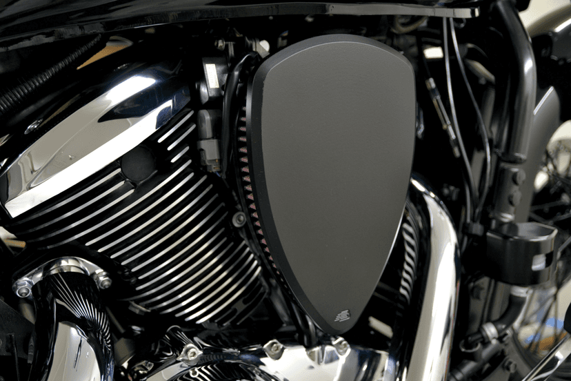BARON 1014-0164 Replacement BAK Air Cleaner Cover - Smooth - Black — image 3 of 3