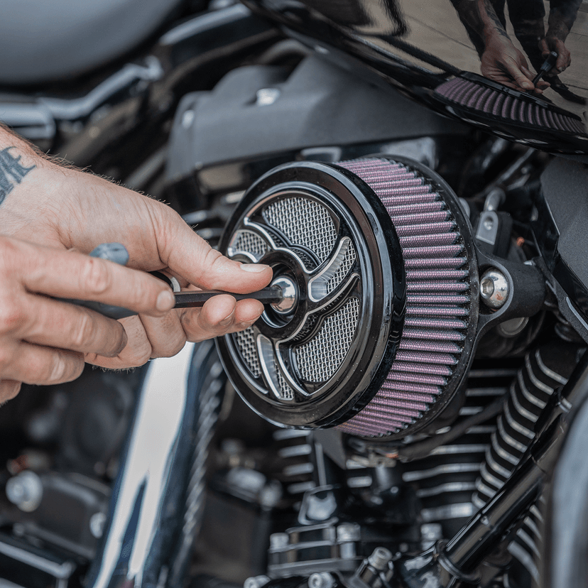 S&S CYCLE 1014-0172 Air Cleaner Cover - Torker - Black — image 2 of 4