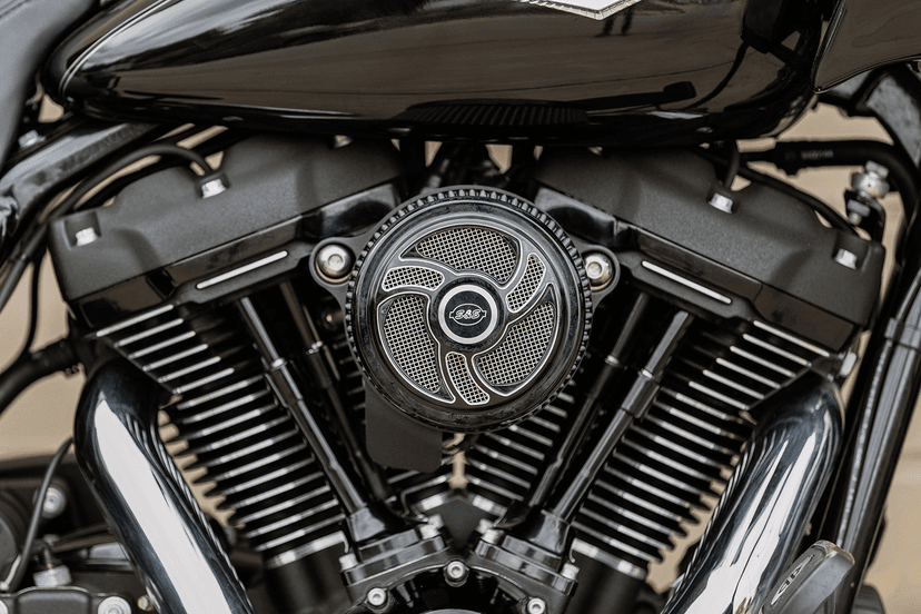 S&S CYCLE 1014-0172 Air Cleaner Cover - Torker - Black — image 4 of 4