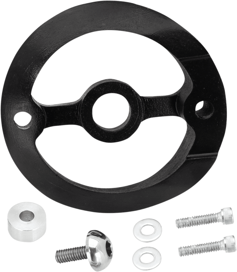 S&S CYCLE 1014-0225 Air Cleaner Cover Adapter Kit - '14-'16 Touring