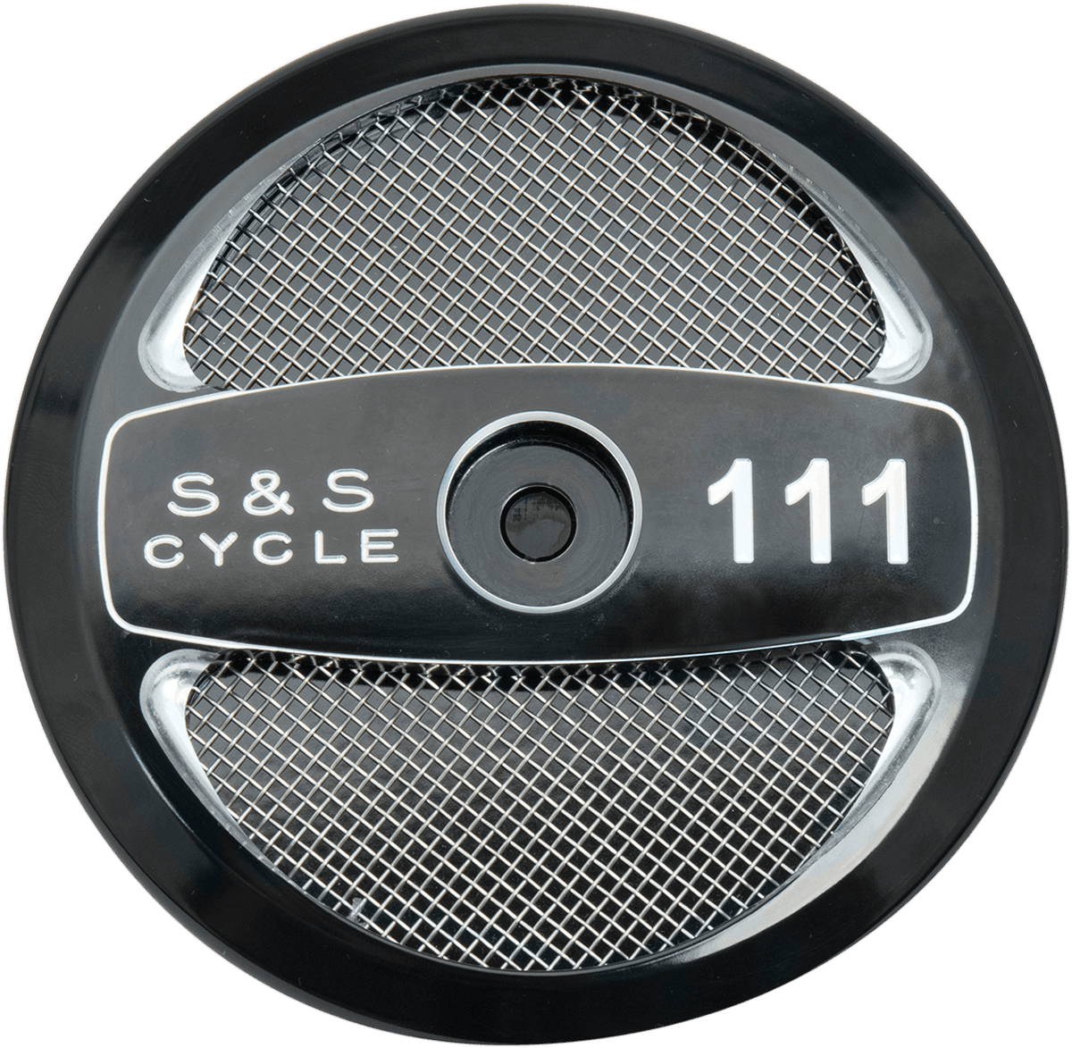 S&S CYCLE 1014-0244 Stealth Air Cleaner Cover - Black - 111"
