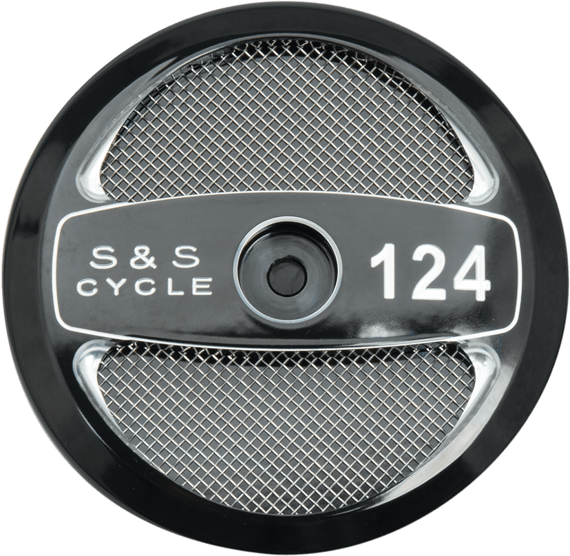 S&S CYCLE 1014-0245 Stealth Air Cleaner Cover - Black - 124"