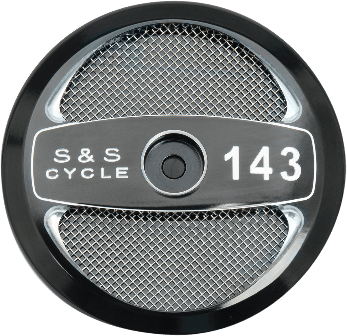 S&S CYCLE 1014-0246 Stealth Air Cleaner Cover - Black - 143"