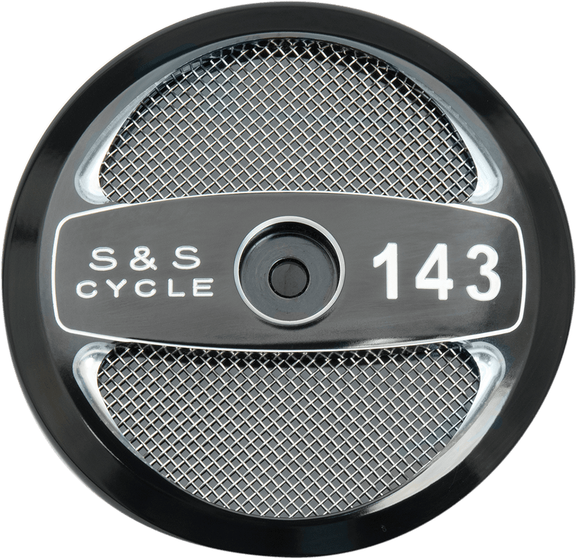 S&S CYCLE 1014-0246 Stealth Air Cleaner Cover - Black - 143"
