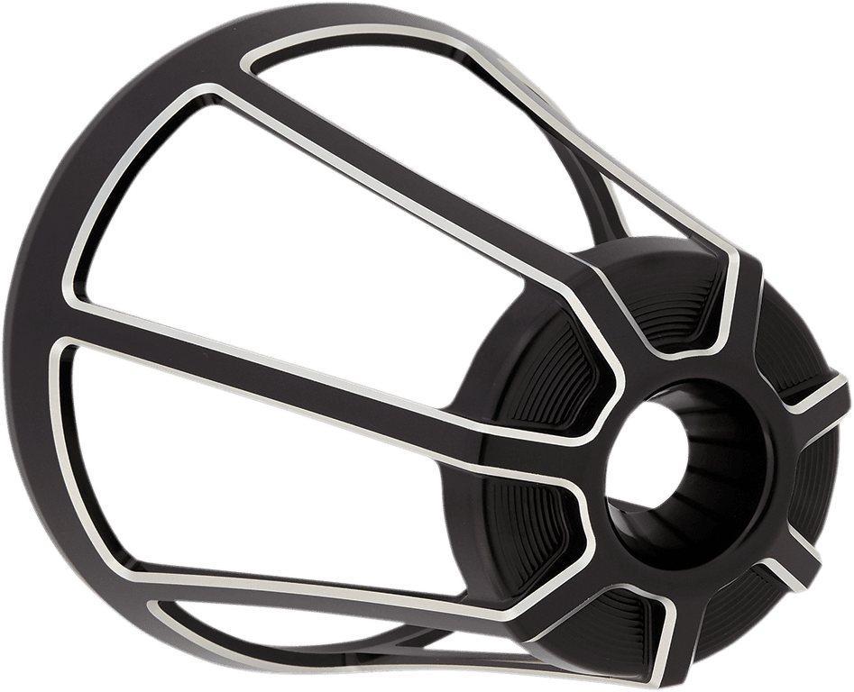 ARLEN NESS 1014-0252 Monster Sucker Air Cleaner Cover - Beveled - Black