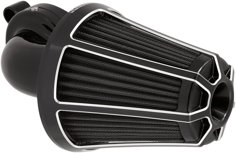 ARLEN NESS 1014-0252 Monster Sucker Air Cleaner Cover - Beveled - Black — image 2 of 2