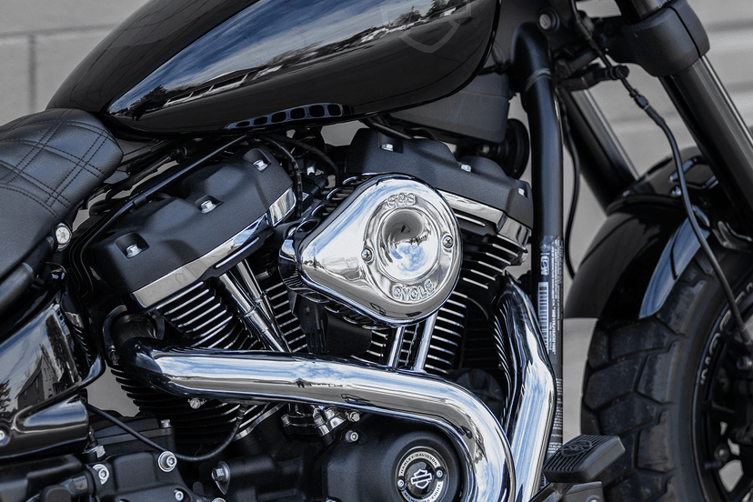 S&S CYCLE 1014-0272 Air Cleaner Cover - Mini Teardrop - Chrome — image 2 of 3