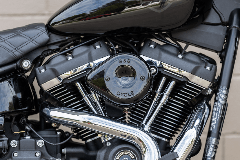 S&S CYCLE 1014-0273 Air Cleaner Cover - Mini Teardrop - Black — image 3 of 3