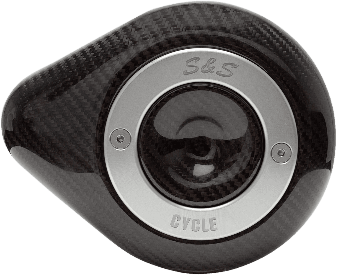S&S CYCLE 1014-0289 Air Cleaner Cover - Mini Teardrop - Carbon Fiber