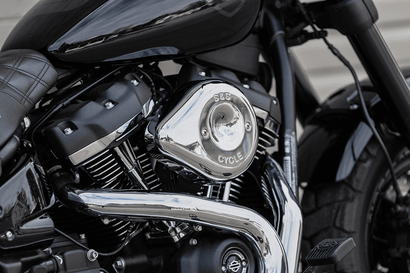 S&S CYCLE 1014-0290 Air Cleaner Cover - Teardrop - Chrome — image 2 of 3