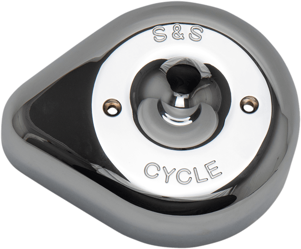 S&S CYCLE 1014-0290 Air Cleaner Cover - Teardrop - Chrome