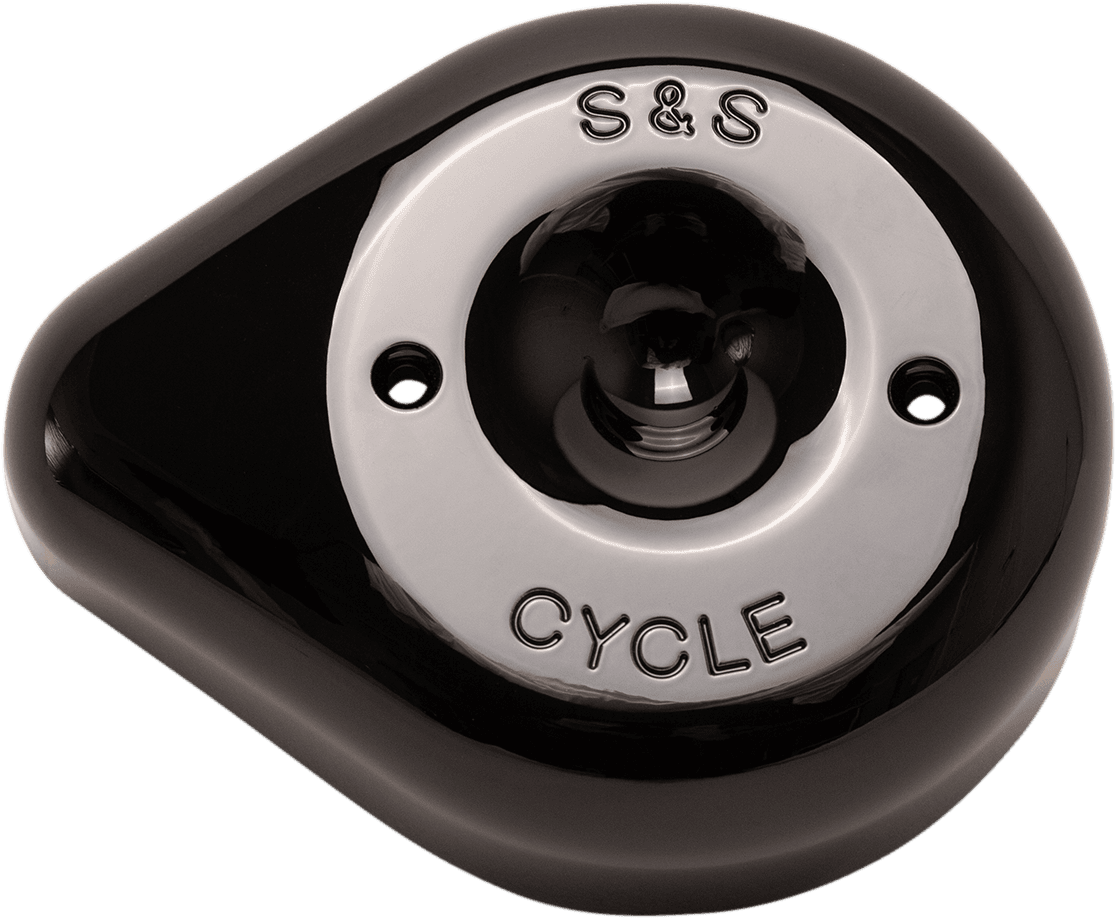 S&S CYCLE 1014-0291 Air Cleaner Cover - Teardrop - Black