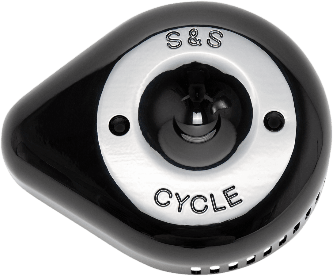 S&S CYCLE 1014-0293 Air Cleaner Cover - Slasher - Black