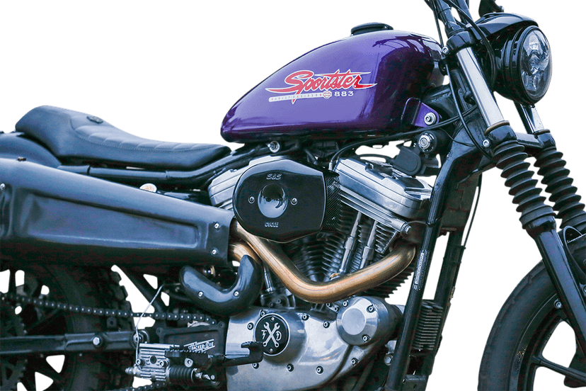 S&S CYCLE 1014-0297 Air Cleaner Cover - Tribute - Black — image 2 of 4