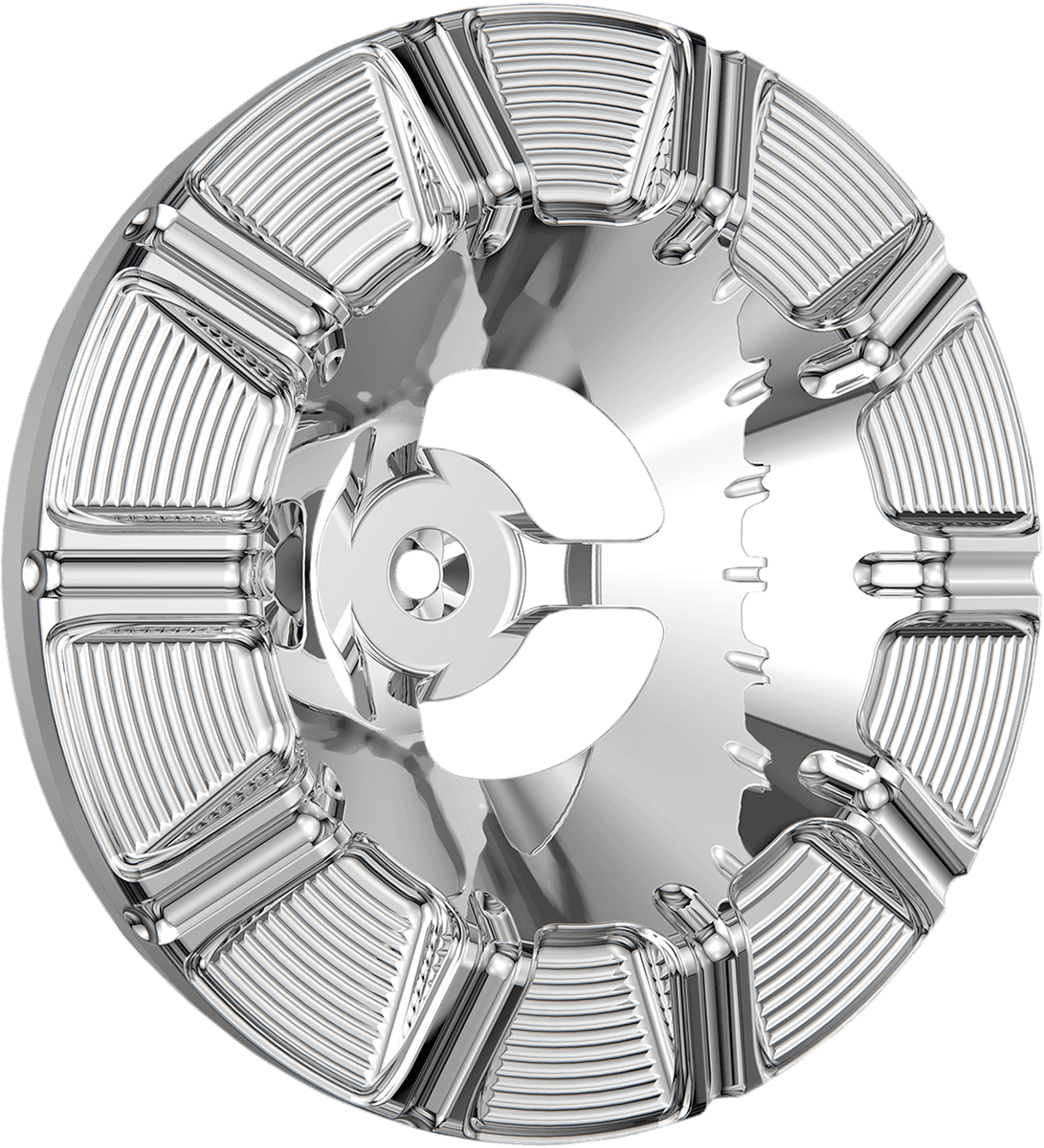 ARLEN NESS 1014-0300 Velocity Air Cleaner Cover - 10-Gauge - Chrome