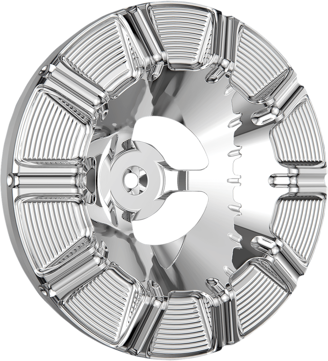 ARLEN NESS 1014-0300 Velocity Air Cleaner Cover - 10-Gauge - Chrome