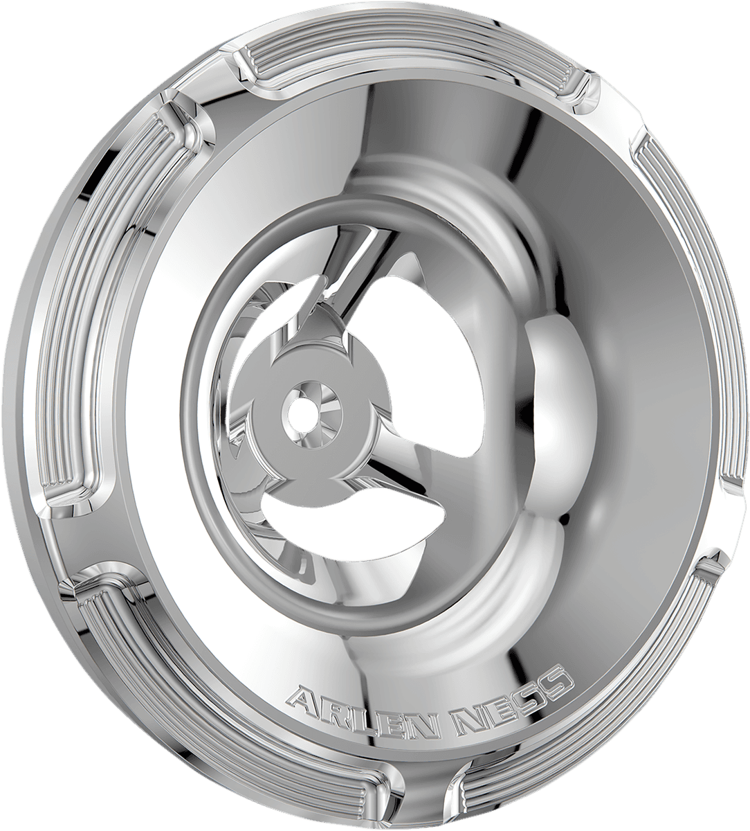 ARLEN NESS 1014-0302 Velocity Air Cleaner Cover - Beveled - Chrome