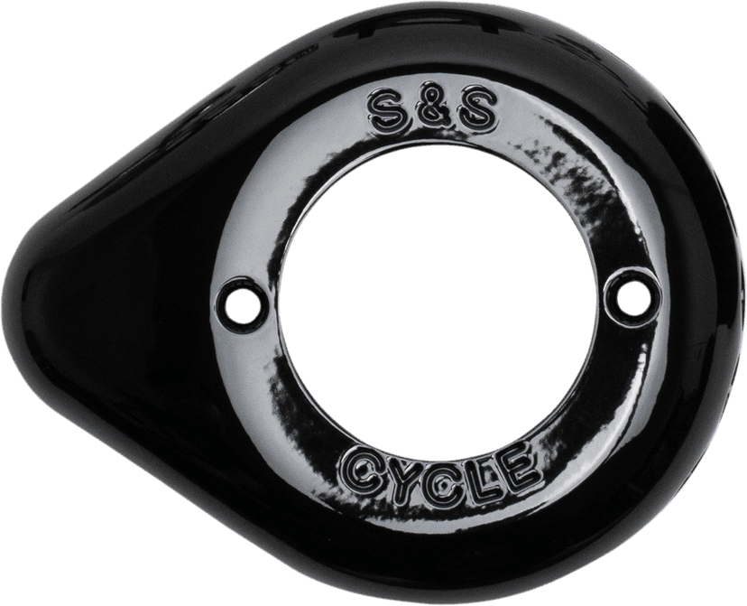 S&S CYCLE 1014-0305 Air Cleaner Cover - Air Stinger Teardrop - Gloss Black