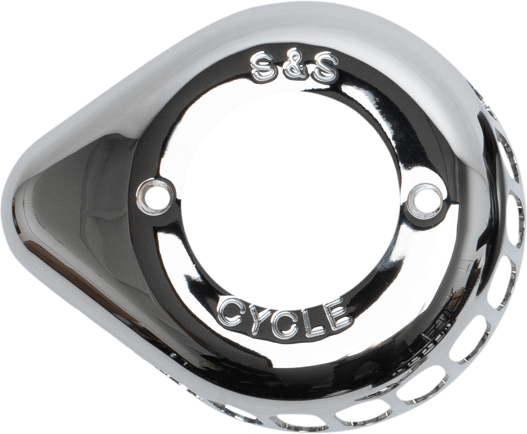 S&S CYCLE 1014-0306 Air Cleaner Cover - Air Stinger Teardrop - Chrome
