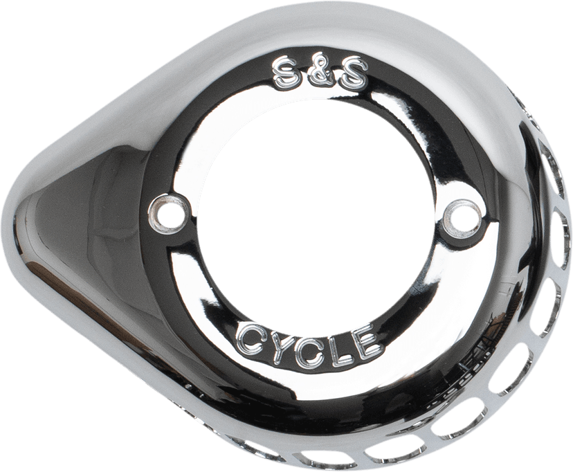 S&S CYCLE 1014-0306 Air Cleaner Cover - Air Stinger Teardrop - Chrome