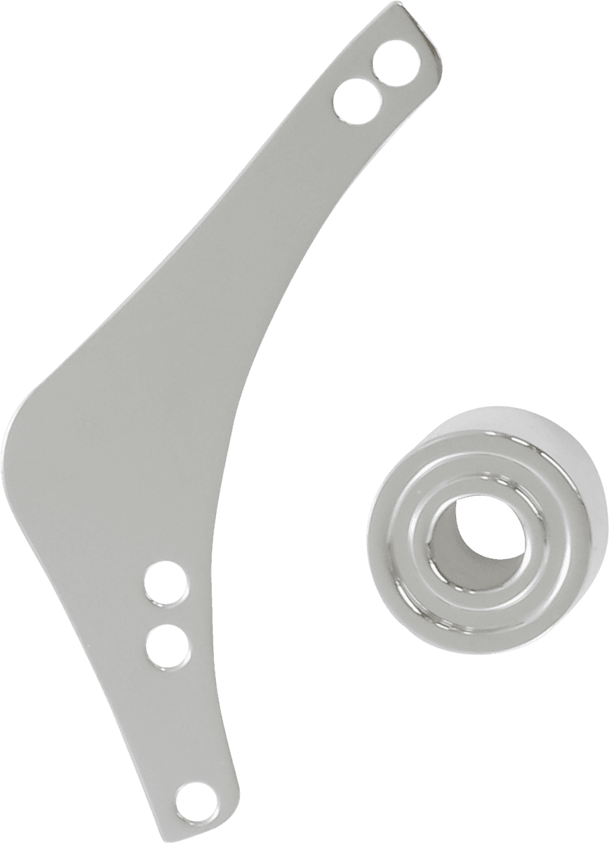 ARLEN NESS 1014-0313 Replacement Breather Bolt Cover Plate - Inverted/Method/Clear Tear/Sidekick - Left - Chrome