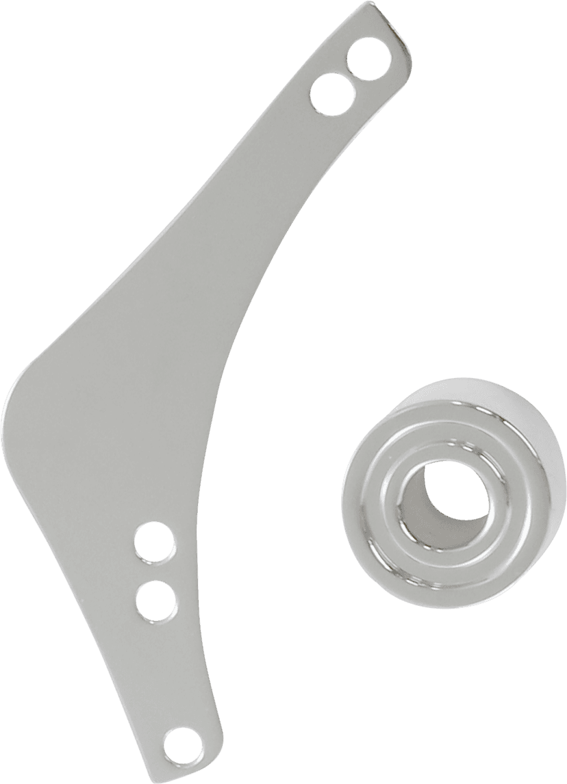 ARLEN NESS 1014-0313 Replacement Breather Bolt Cover Plate - Inverted/Method/Clear Tear/Sidekick - Left - Chrome