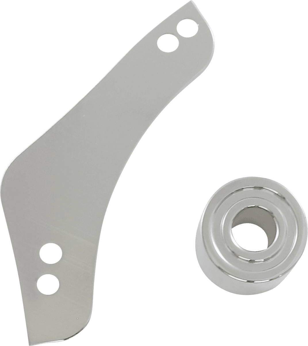 ARLEN NESS 1014-0315 Replacement Breather Bolt Cover Plate - Inverted/Method/Clear Tear/Sidekick - Right - Chrome