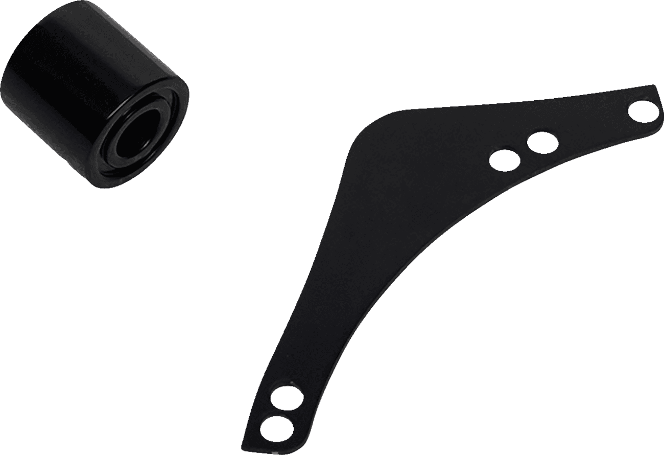 ARLEN NESS 1014-0316 Replacement Breather Bolt Cover Plate - Inverted/Method/Clear Tear/Sidekick - Left - Black