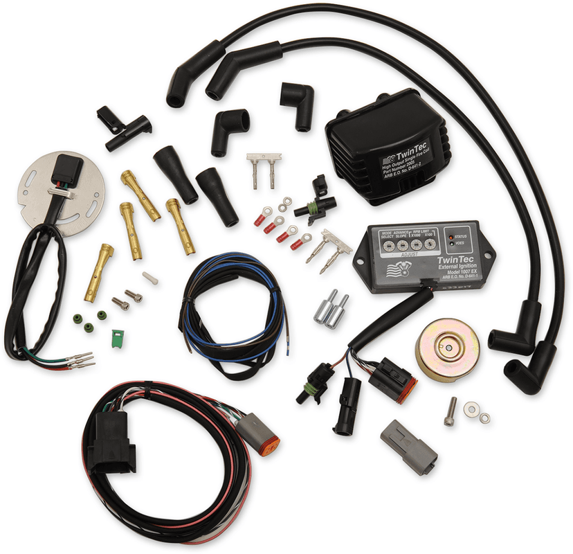 DAYTONA TWIN TEC LLC 1020-2749 External Ignition Kit - Harley Davidson