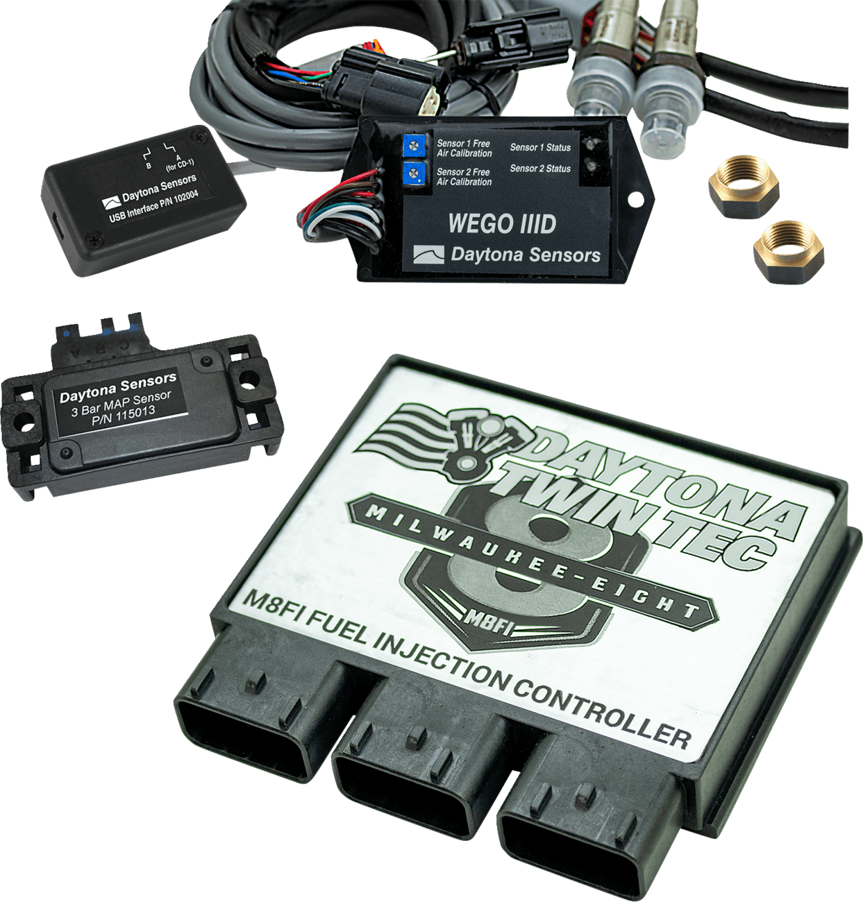 DAYTONA TWIN TEC LLC 1020-4216 Fuel Injection Electronic Control Module Kit with 3 BAR Manifold Absolute Sensor - '17-'20 Touring