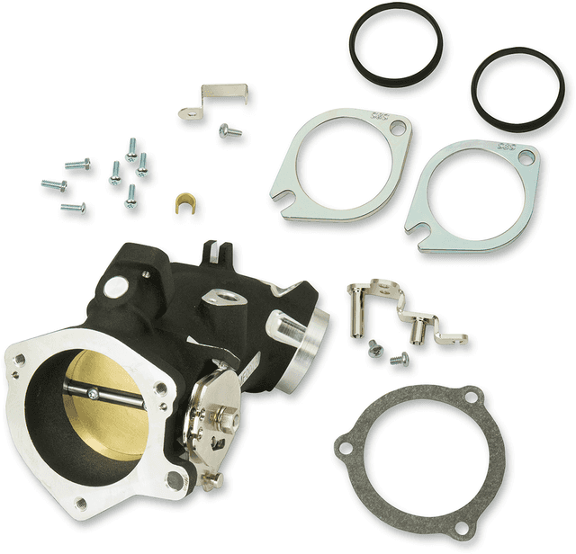 S&S CYCLE 1022-0192 Throttle Hog Cable Operated Throttle Body Kit - Black - 58 mm - 111" Engine
