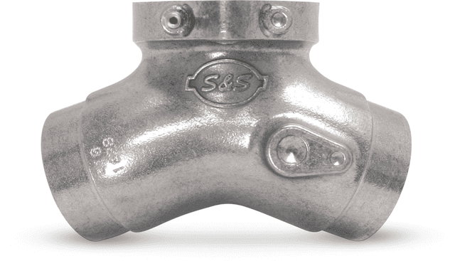 S&S CYCLE 1050-0110 Flange-Mount Intake Manifold - Super G - Evolution Big Twin