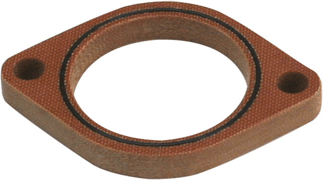 S&S CYCLE 1050-0361 Insulator Block with O-Ring - Super G - 2-1/16" x 3/8"