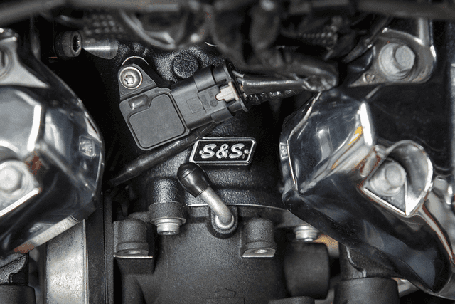 S&S CYCLE 1050-0472 CNC-Ported 55 mm Intake Manifold - M8 - 55 mm - Black — image 2 of 3