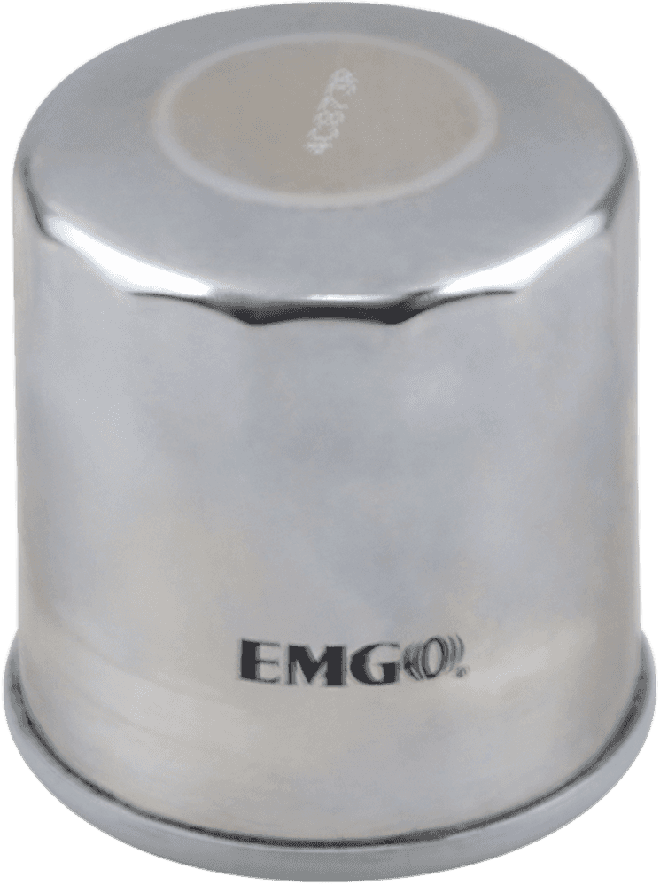 EMGO 10-82222 Micro-Tech Oil Filter - Chrome