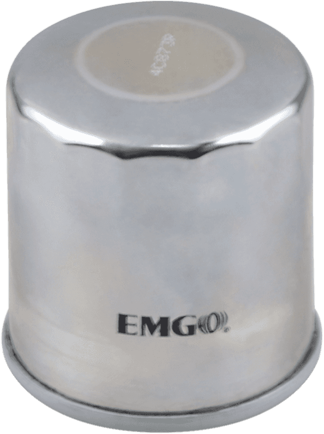 EMGO 10-82222 Micro-Tech Oil Filter - Chrome