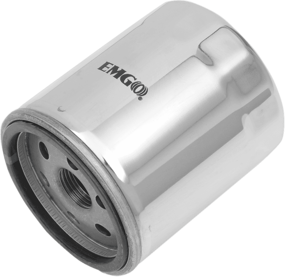 EMGO 10-82440 Oil Filter - Chrome - Buell/Harley-Davidson