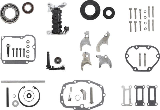 BAKER DRIVETRAIN 1103-0040 Gear Set - Overdrive/6-Speed - Polished - '02-'06 Touring — image 2 of 2