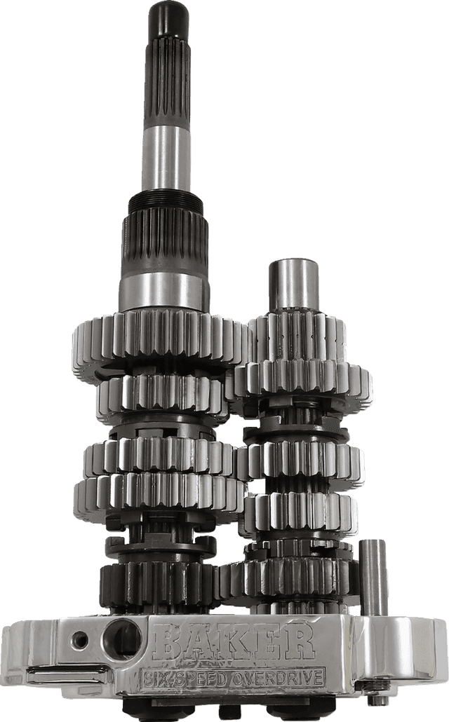 BAKER DRIVETRAIN 1103-0040 Gear Set - Overdrive/6-Speed - Polished - '02-'06 Touring — image 1 of 2